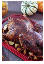 "Allspice Roasted Duck with Balsamic and Crown Royal Maple Finished Glaze"