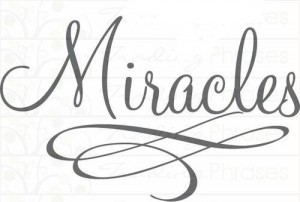 "Invite Miracles to Bless You in the New Year"